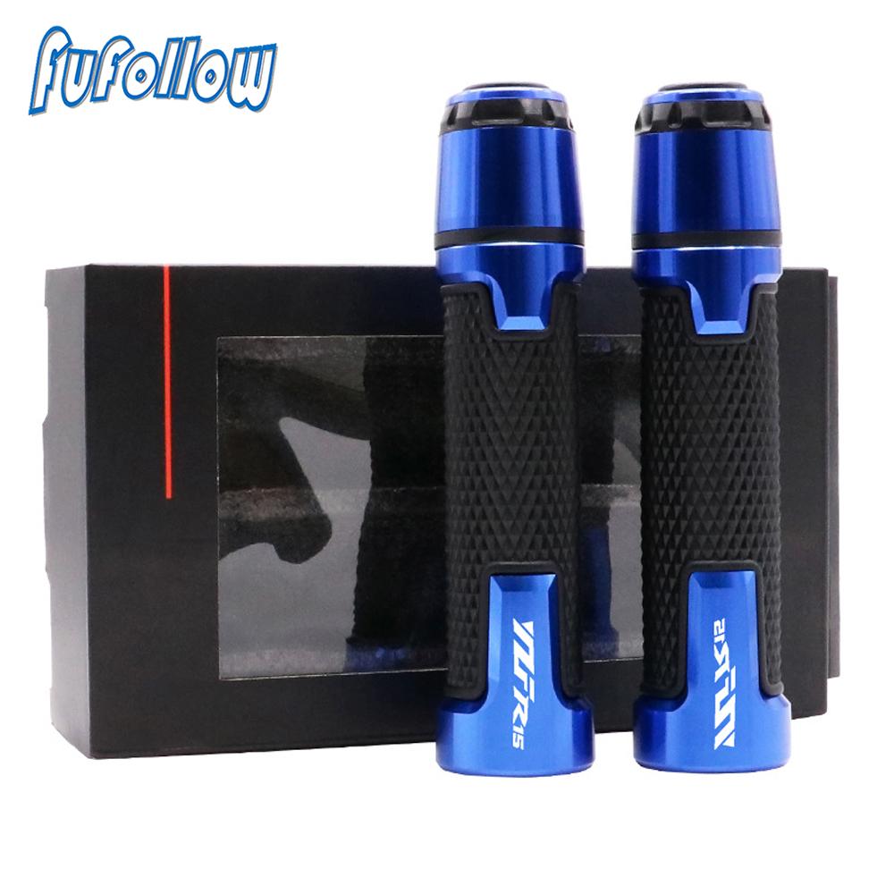 Motorcycle YZF R15 Handlebar CNC Aluminum Accessories For Yamaha YZF R15 V2 V3 ABS 2009- 7/8"22MM CNC Handle ends Grips