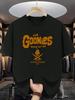 Goonies Никогда Не Сдаются Винтажная Футболка с Принтом Дизайн фильма 1985 года ярко-сине-оранжевый принт повседневная рубашка с коротким рукавом