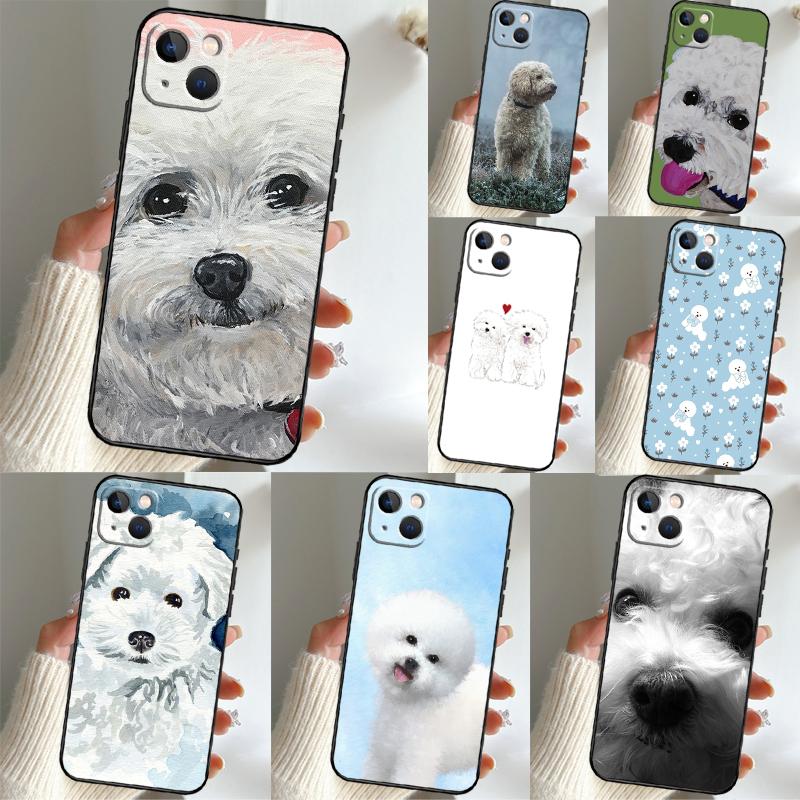 Bichon Frise Dog Puppy Case For Samsung Galaxy S25 Ultra S21 S22 S23 S24 Ultra S9 S10 S20 Plus S25 FE Phone Cover