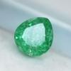 Natural Green Emerald Loose Gemstone Pear Shape 11x10mm for Her for Jewelry Making and Crafts