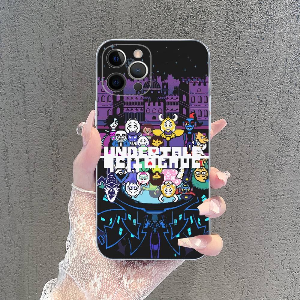 U-Undertale Игра Для IPhone 17 16 15 14 13 12 11 Pro Max Plus Mini Чехол Для Прозрачного Чехла