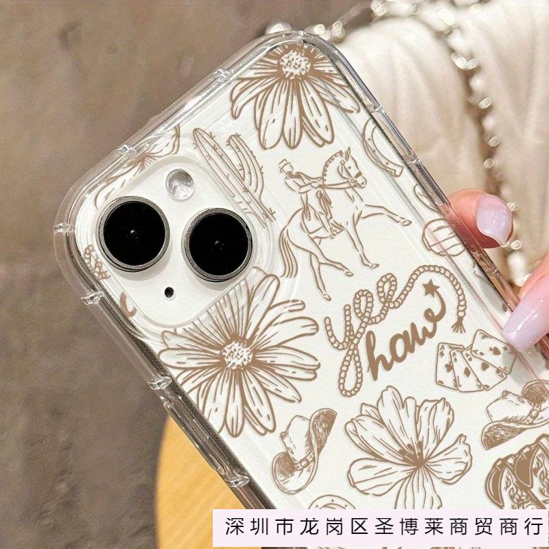Ретро Вестерн Ковбойский Британский Стиль Подходит для iPhone16 чехол для мобильного телефона Apple 15/14 подушка безопасности 13 Pro противоударный