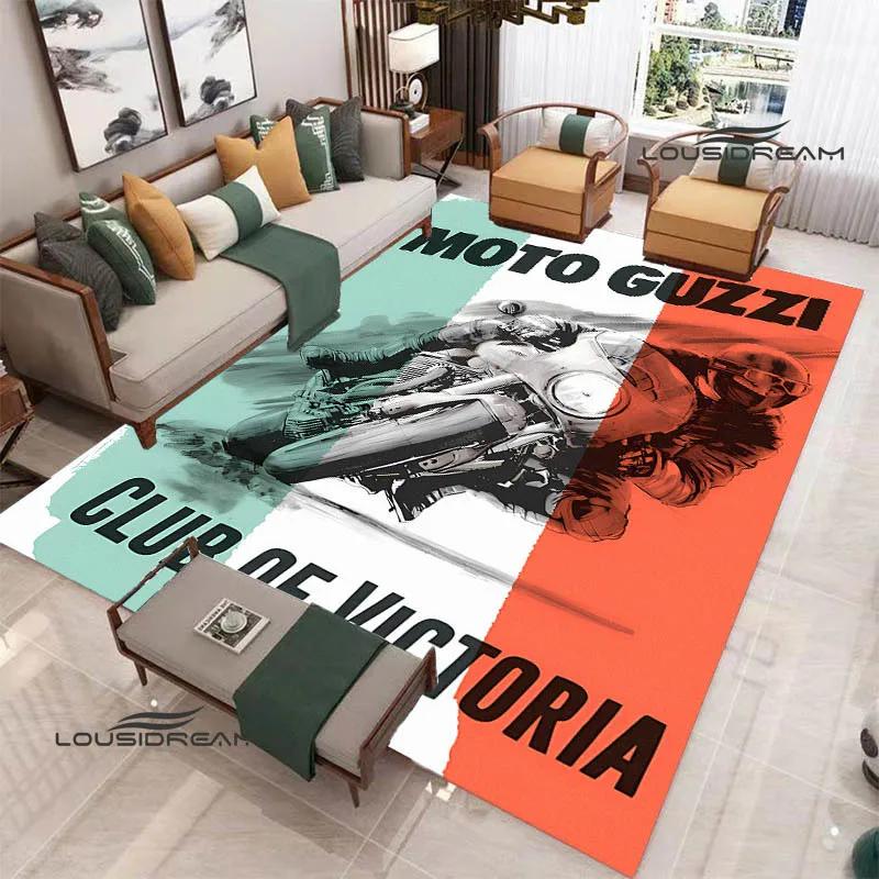 3D ковер с принтом мотоцикла Guzzi Нескользящий ковер Модный ковер-мат для йоги для спальни уличный ковер декор спальни подарок на день рождения