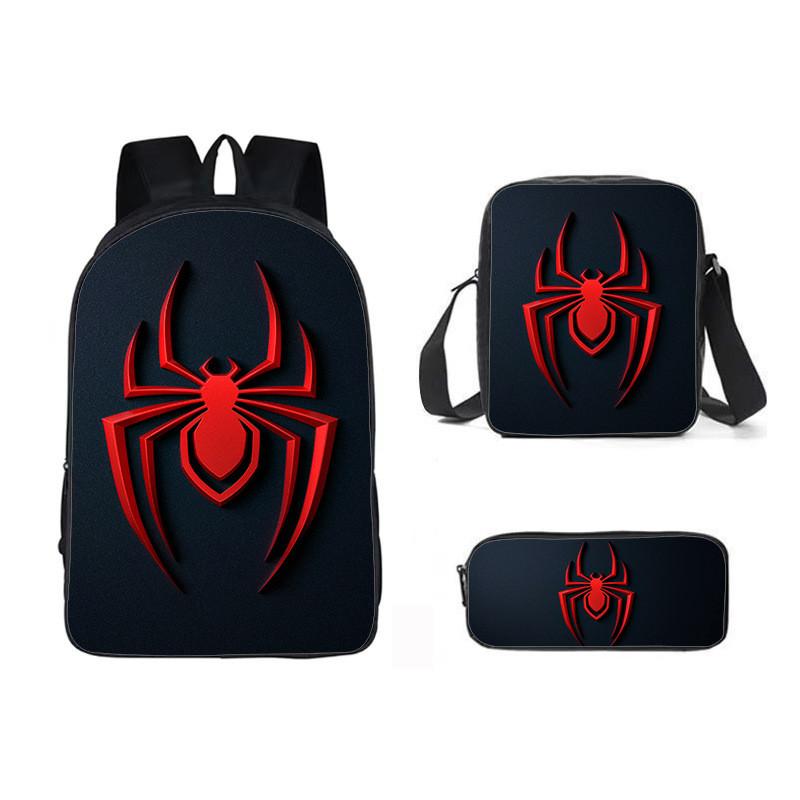 Backpack Three Piece Set Waterresistant Material Kids For