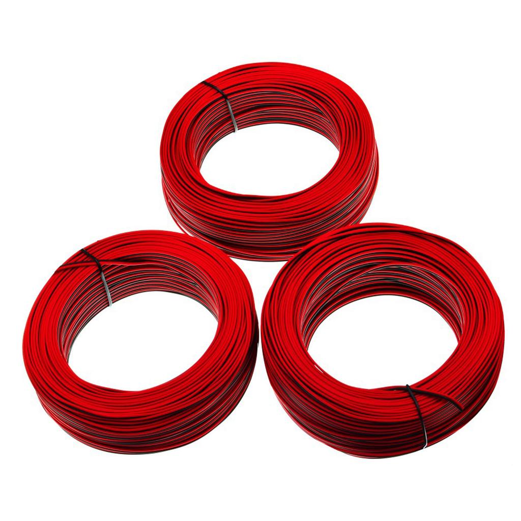 80 Meter 22AWG PVC Coated Tinned Sturdy Brass Materials Wire Accessory for Indoor and Outdoor LED Light Installations