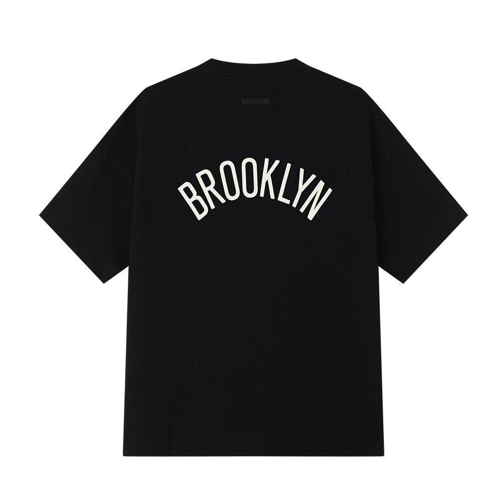 Fear of God Essentials Nets Футболка 90-х Черная Мужские Топы 125NB252024F