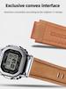 DW-5600 Матовый Ретро Натуральная кожа Ремешок для часов 24 мм Для Casio G-SHOCK DW5600 GW-5000 GW-M5610 Мужские Ремешок Браслет аксессуары