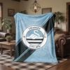 Swansea City Theme Fleece Blanket Cozy Soft Plush Blanket For Bedroom Couch Travel