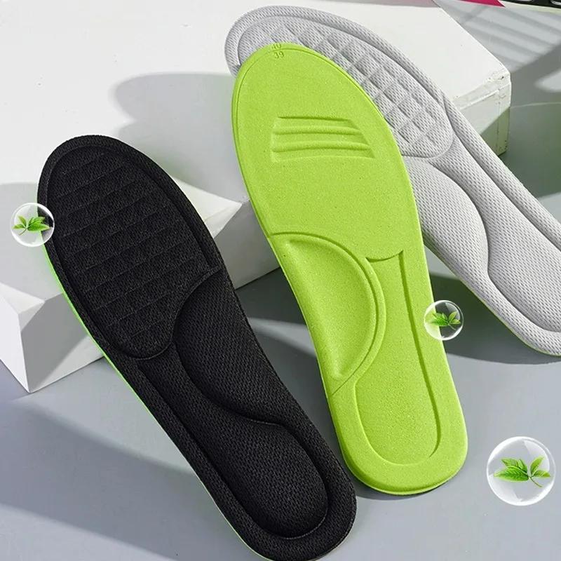 2/20pcs Soft Unisex Memory Foam Orthopedic Insoles Deodorizing Insole Shoes Sports Absorbs Sweat Antibacterial Shoe Accessories