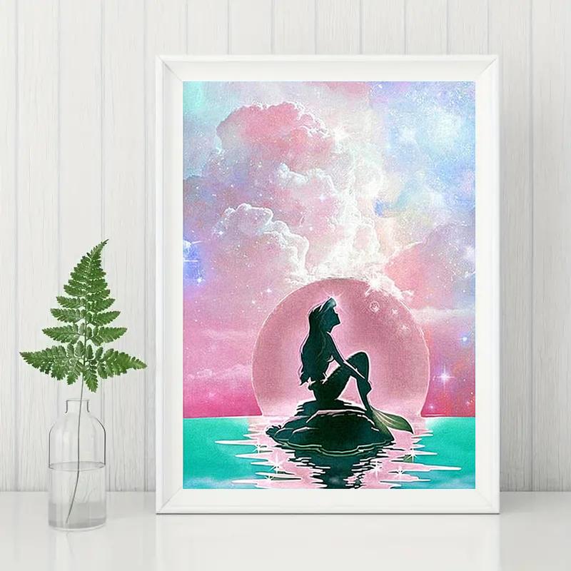 5D Diy алмазная живопись принцесса набор крестиков полная алмазная вышивка мозаика художественная картина стразы Декор подарок