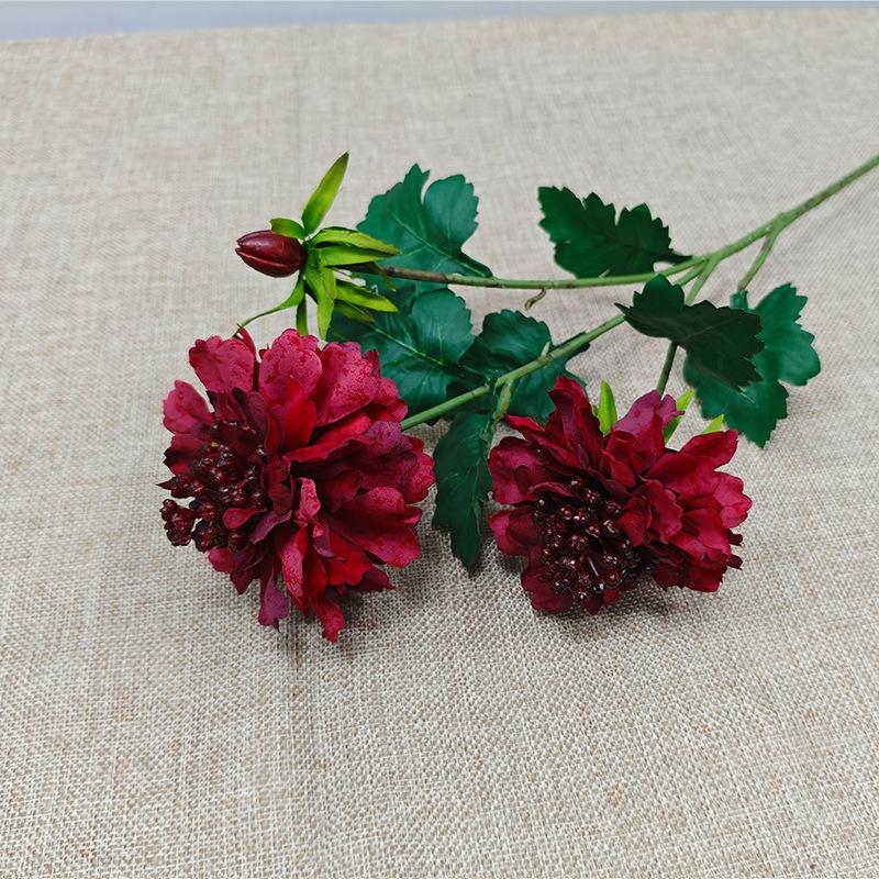 Wedding decoration peony flower fake flower props home, soft decoration simulation pink lotus