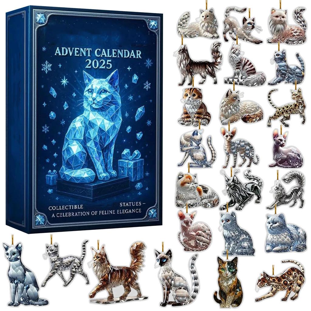Advent Calendar Contains 24 Gifts, Cute Figures Doll Advent Calendar, Countdown Calendar With Surprise Toys, Collectible Figures Gift For Kids