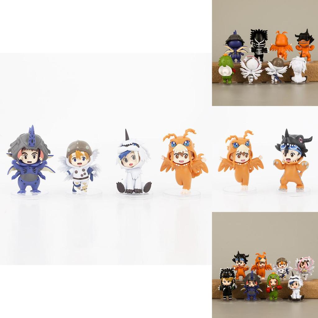 Изысканные ПВХ Аниме Фигурки Digimon Taichi Yamato Sora Koushiro Mimi Коллекционный Набор