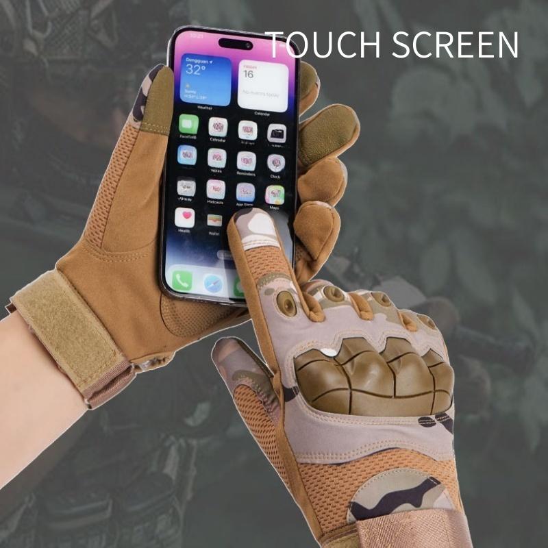 Bicycling Biking Gloves Outdoor Men Military Gloves Full Finger Tactical Protective Gloves for Fishing Fingerless Trip