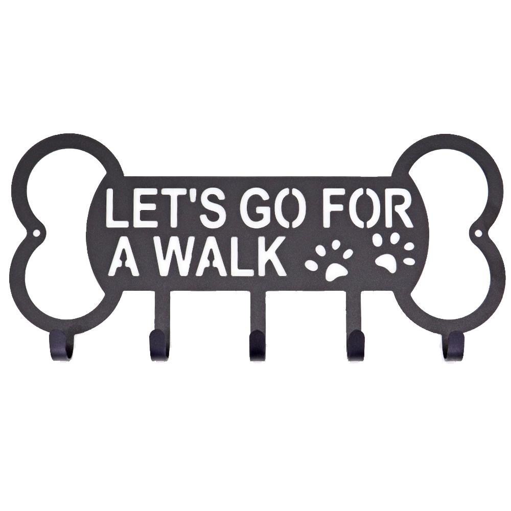 5/7 Крючков Металлический Крючок-Вешалка для Поводка для Собаки Настенный Стеллаж для Игрушек для Домашних Животных Ключница Держатель Стеллаж для Хранения Крючок Без Винтов Аксессуары для Домашних Животных