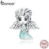 Bamoer 925 Sterling Silver Snow Fairy Charm for Original Silver Bracelet Fine Jewelry DIY Bangle Beads