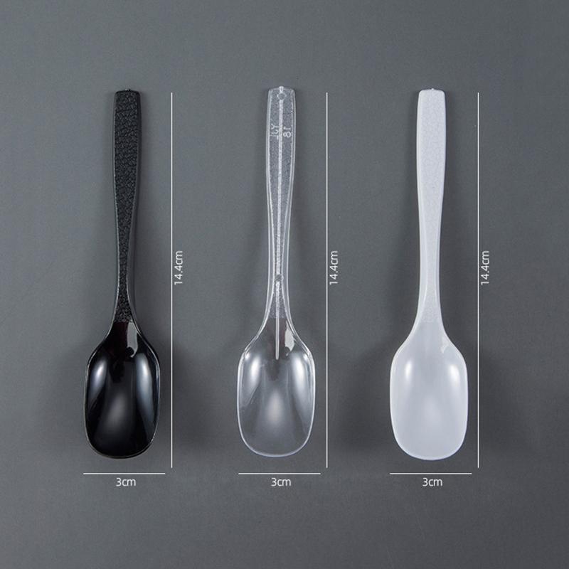 Мини Пластиковые Ложки Столовые Ложки Для Желе Мороженого Десерта Закуски Пластиковая Ложка Для Вечеринки