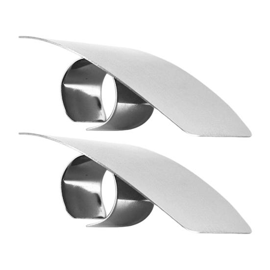 Защита пальцев из нержавеющей стали Регулируемая защита пальцев от порезов Защита для рук многоразового использования для нарезки овощей