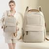 Женский рюкзак, простой холщовый дорожный рюкзак, большая вместимость, сумка для компьютера, студенческая сумка