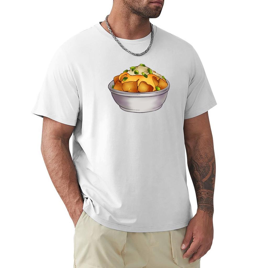 Potatoes That Are Cheesy Tshirt Casual Trendy Short Sleeve Tshirt