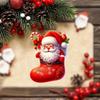 Car Christmas Santa Acrylic Pendants Cartoon Design Auto Festive Decoration