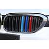 For BMW 5 Series 2018- ABS 3-Colors Front Bumper Mesh Grill Grille Strip 3X