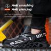 Fashion Safety Shoes For Women Men Indestructible Shoes Anti-Puncture Anti-Smash Work Shoes Lightweight Comfort Protective Shoes