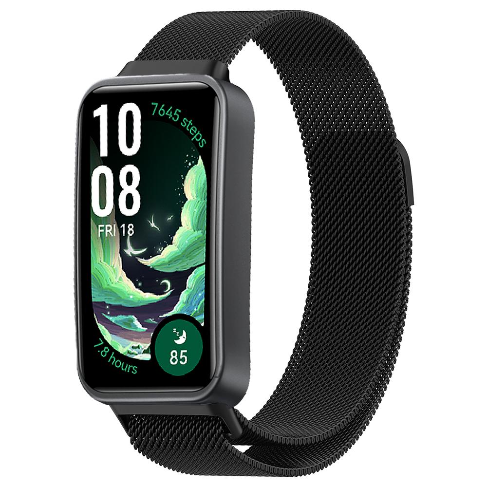 Миланская петля для Huawei Band 10 9 8 Магнитный металлический браслет из нержавеющей стали Ремешок Аксессуары для Huawei Band 11/11 Pro