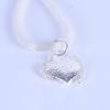 Sui Bian Korean Fashion Silver Plated Heart Clavicle Necklace for Women