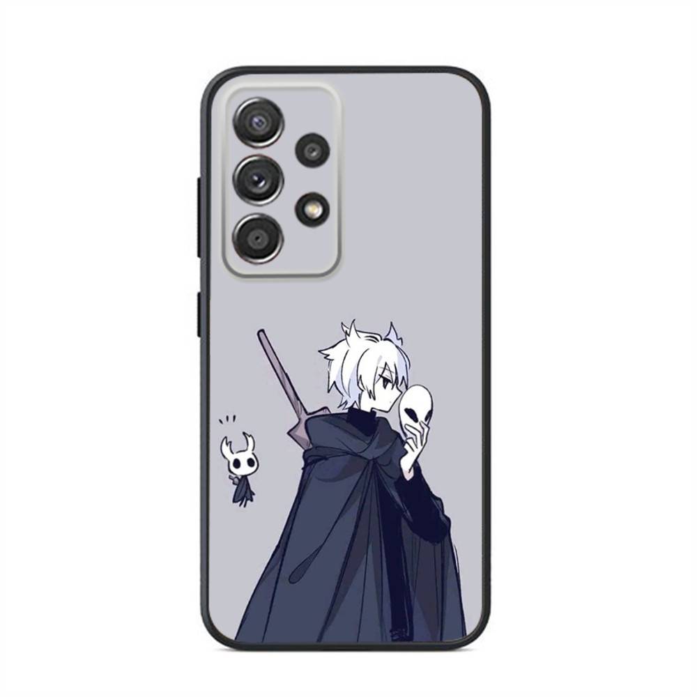 Чехол для телефона Game The H-Hollow K-Knight для Samsung S25,24,23,22,21,20,Ultra,10,10E,Plus Note20 Черный Чехол