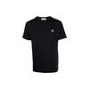 FW22 Solid Color Label Crew Neck Short Sleeve T-Shirt Men Tops Navy-Blue 771523742-V0020
