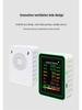 6-in-1 Air Quality Monitor: Formaldehyde, PM2.5, CO2, and TVOC Detection