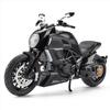 Масштаб 1/12 Ducati Diavel Carbon Red, литые под давлением автомобили, коллекционные модели мотоциклов для хобби, игрушки со звуком и светом для детей и взрослых, подарок на день рождения