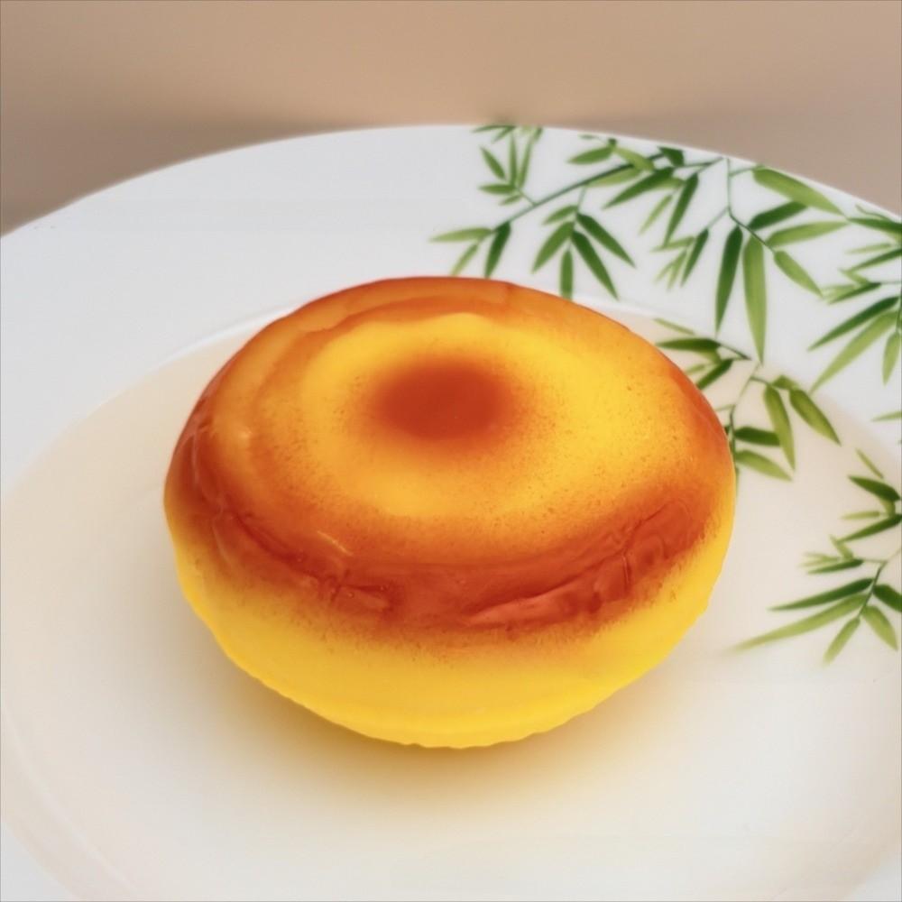 Slow Rising Egg Tart Squeeze Squishy Toys Round Decompression Toy New Stress Relief Toys Gifts