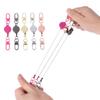Metal Easy-to-pull Buckle Rope Elastic Elastic Keychain New Retractable Key Ring  Doctors/Nurses