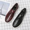 Business and Leisure Men's Board Shoes European Station Large Size Fashion Fringed Leather Shoes Catwalk Street Shot One Pedal Loafers