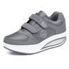 Women's Swing Sneakers Wedge Platform Toning Sports Shoes for Woman Breathable Slimming Fitness Rocking Mom Shoes Thick Sole2024