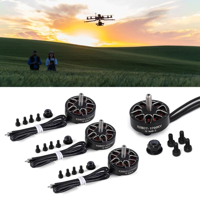 1300KV 1500KV 1700KV 2807 Brushless Motor For FPV 7inch LR7 Multicopter for Drones Powerful Control Motor 1/4PCS