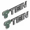 TEIN metal label three-dimensional car logo, tail label car logo, modification label, aluminum label, brushed aluminum alloy body sticker