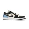 Jordan Air Jordan 1 Low Lightning Panda Амортизация Низкие Винтажные Баскетбольные Кроссовки Мужские Черный Белый Синий 553558-132(Команда1142-)