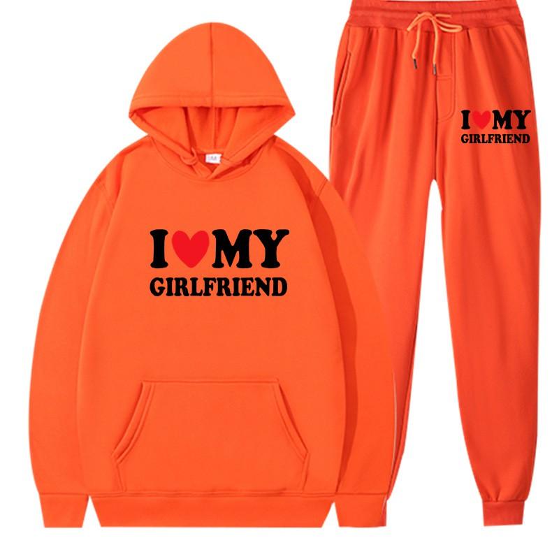 Unisex Oversized Hoodie Sweatshirt With Love Print Teens Casual Fall Winter Wear