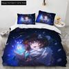 Набор постельного белья Cardcaptor Sakura, Мягкое пододеяльник, Теплое одеяло, Комплект постельного белья, Удобный чехол для одеяла, Наволочка, Размеры King Quen Twin