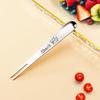 1 шт. Прочные вилки для фруктов из нержавеющей стали 304, милые обеденные вилки с длинной ручкой, 2-в-1, универсальные вилки-ложки, кухонная посуда