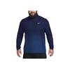 Nike Dri-FIT ADV 1/2-Zip Golf Top Gradient Logo Print Stand Collar Long Sleeve T-Shirt Men Tops Dark-Blue FD5833-410