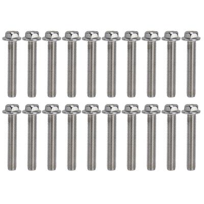 20 шт. Болты M10x1.5 A2?70 Болт с шестигранной головкой с фланцем из нержавеющей стали с шайбой DIN6921M10x60