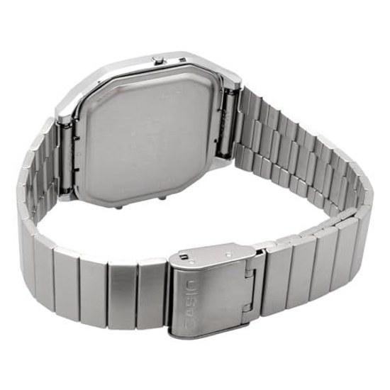 CASIO Аналого-цифровые кварцевые наручные часы Edgy Collection AQ-240E-7A Унисекс Двойное время Серебристый Зарубежная модель