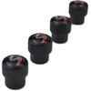 (Set of 4) S Metal Auto Tire Valve Stem Cap Cover with Resin S Emblem Covers Trim for Mini Cooper S Countryman S Clubman S JCW 36110429652