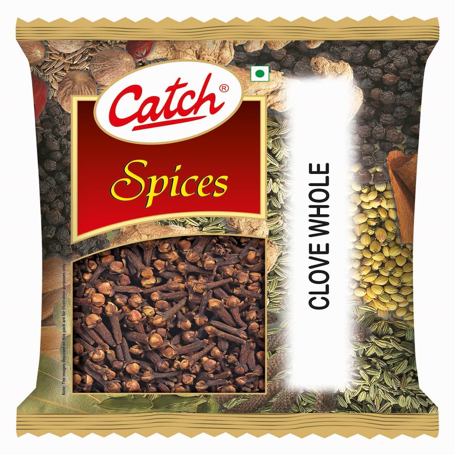 Catch Clove Whole 50g Premium Spice for Cooking, Baking, Soups, Sauces, and Rich Flavorful Dishes
