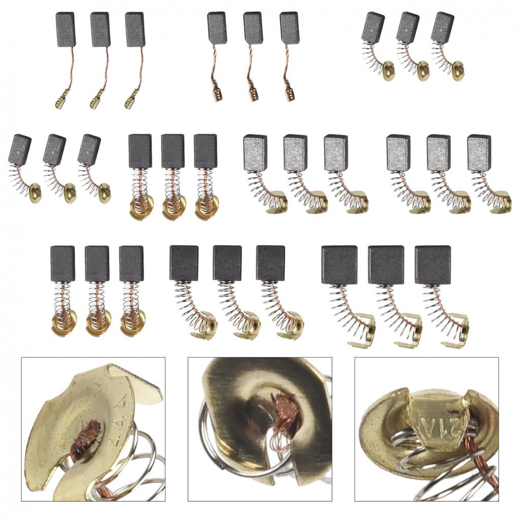 Graphite Carbon Brushes Transmission 10 Sizes 30*/set