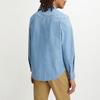 Levis однотонная однобортная рубашка с острым воротником и длинными рукавами, мужские топы, светло-голубые 85744-0047